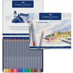 Boîte de 24 Crayons aquarellable Goldfaber Aqua - Faber Castell