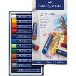Boite de 12 Pastels à l'huile - Faber Castell