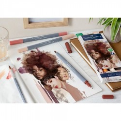 Pochette de 6 Goldfaber Aqua Dual Marker GRAFFITI - Faber Castell