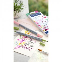 Pochette de 6 Goldfaber Aqua Dual Marker LETTERING - Faber Castell