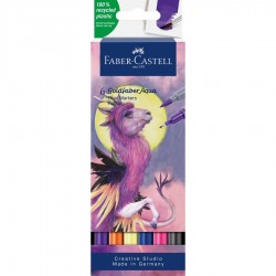Pochette de 6 Goldfaber Aqua Dual Marker LETTERING - Faber Castell
