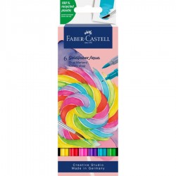 Pochette de 6 Goldfaber Aqua Dual Marker FANTASY - Faber Castell