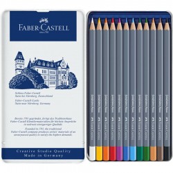 Boîte de 12 Crayons aquarellable Goldfaber Aqua - Faber Castell