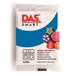 Pâte polymère Bleu Glitter 57g - DAS Smart