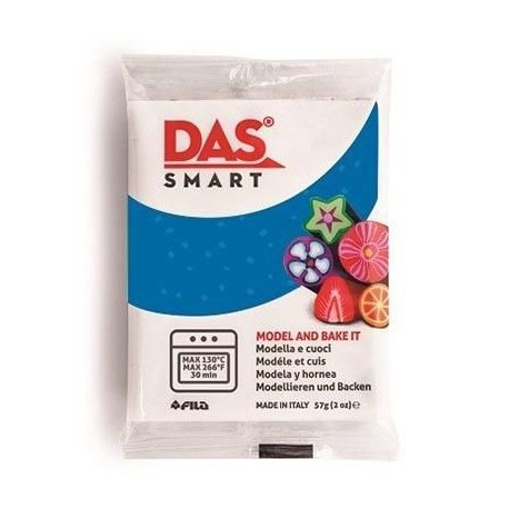 Pâte polymère Bleu Glitter 57g - DAS Smart