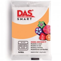 Pâte polymère Pêche 57g - DAS Smart