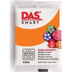 Pâte polymère Orange 57g - DAS Smart