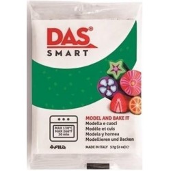 Pâte polymère Vert Glitter 57g - DAS Smart