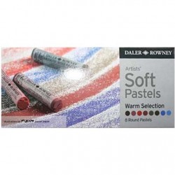 Set de 8 Pastels  Artists' Soft Cool Selection - Daler Rowney