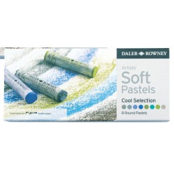 Set de 8 Pastels  Artists' Soft Cool Selection - Daler Rowney