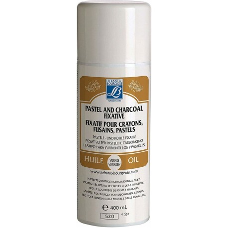 Fixatif pour Crayons, Fusains et Pastels, aérosol 150 ml - Lefranc Bourgeois